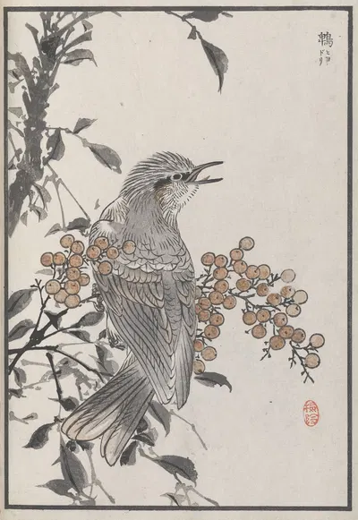 Bairei hyakuchō gafu. Ten Pl.06 by Коно Байрей, 1881 — digital art print download