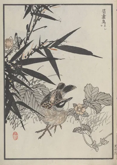Bairei hyakuchō gafu. Ten Pl.37 by Коно Байрей, 1881 — digital art print download
