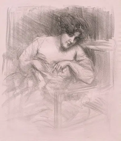 Flirt by Альбер де Беллерош, 1907 — digital art print download