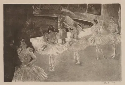 Le Ballet by Alexandre Lunois, 1898 — digital art print download