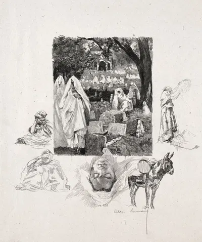 Moroccan Sketches by Александр Люноа — digital art print download