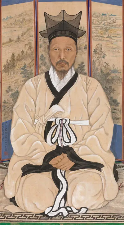 Portrait of a scholar by Chae Yongshin, 1924 — digital art print download