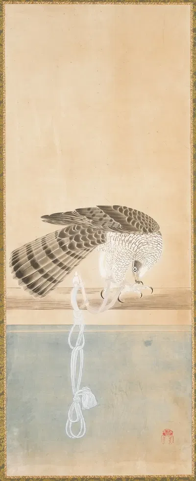 Hawk by Tosa Mitsuoki — digital art print download