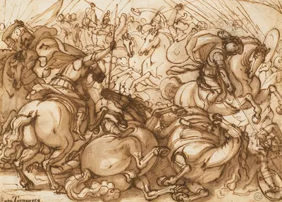 A battle scene by Antonio Tempesta — digital art print download