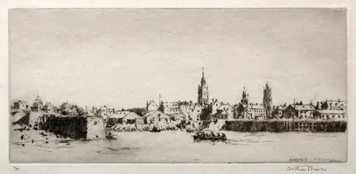 Dunkerque by Arthur John Trevor Briscoe, 1937 — digital art print download