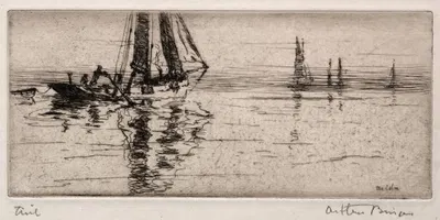 The Calm by Arthur John Trevor Briscoe, 1925 — digital art print download