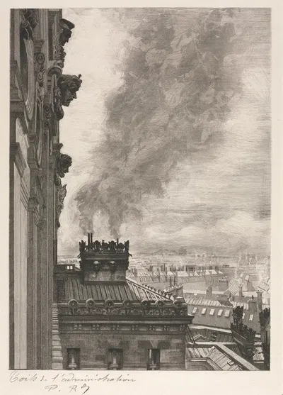 Rooftops of the Administration Building by Шарль Поль Ренуар, 1881 — digital art print download