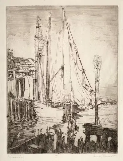 Глостер by Элбридж Гэрри Пирс, 1925 — digital art print download