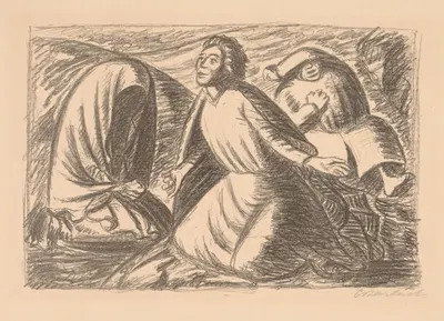 Hope and Despair II by Ernst Barlach, 1931 — digital art print download