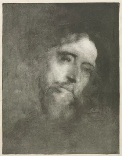 Alphonse Daudet by Южен Каррьер, 1893 — digital art print download