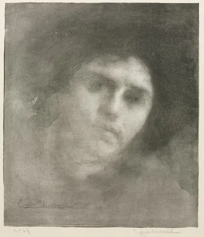 Madame Eugène Carrière (large plate) by Южен Каррьер, 1893 — digital art print download