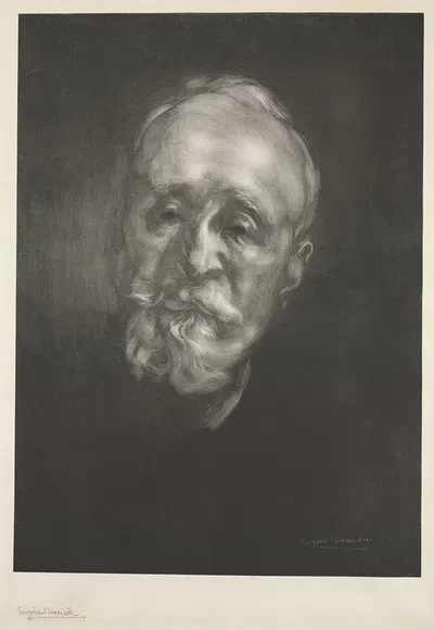 Puvis de Chavannes by Южен Каррьер, 1897 — digital art print download