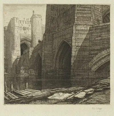 Барбикан by Фредерик Ландсиир Маур Григгс, 1920 — digital art print download