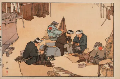 Весенний день (Хару но хи) by Ёсита Хироши, 1927 — digital art print download
