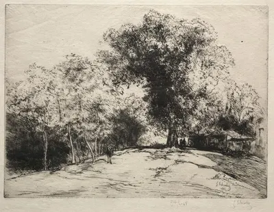 Le Chemin de ronde by Gustave Leheutre, 1922 — digital art print download