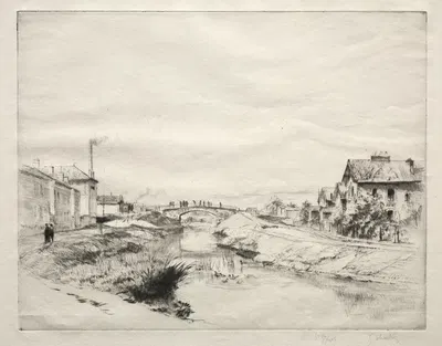 Workmen's House at Troyes, France by Gustave Leheutre — digital art print download