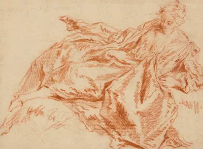 A reclining woman by Жан-Батист Патер — digital art print download
