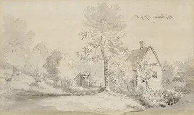 Higham, West of East Bergholt by John Constable, 1798 — digital art print download