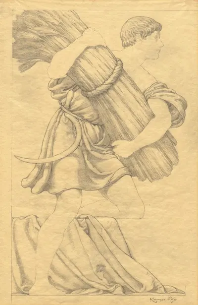 Sketch by Кеньон Кокс, 1912 — digital art print download