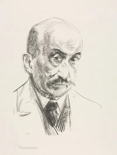 Self-Portrait by Макс Либерман, 1921 — digital art print download