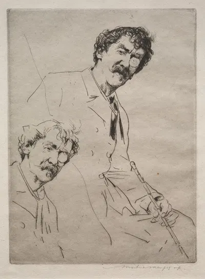 James MacNeill Whistler 3 by Мортимер Менпес — digital art print download