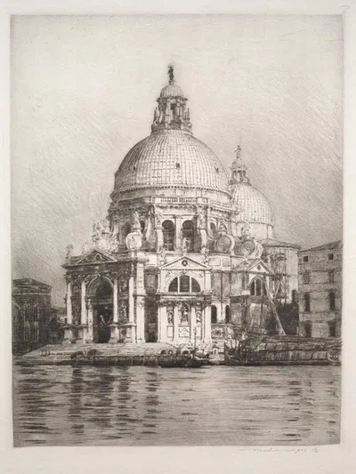 Santa Maria Della Salute #1 by Mortimer Menpes, 1910 — digital art print download