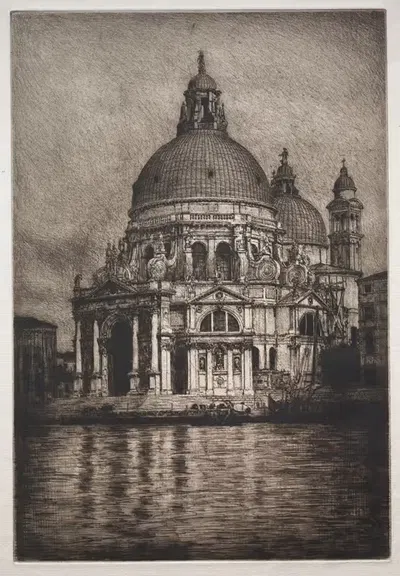 Santa Maria Della Salute #2 by Mortimer Menpes, 1910 — digital art print download