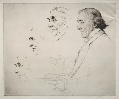 Sir Henry Irving by Mortimer Menpes — digital art print download