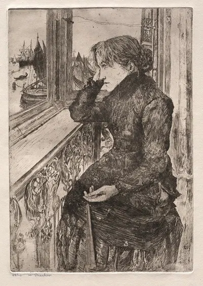 Beautiful View by Отто Генри Бахер, 1882 — digital art print download