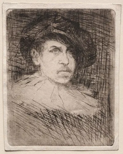 Self-Portrait in Costume by Отто Генри Бахер, 1880 — digital art print download