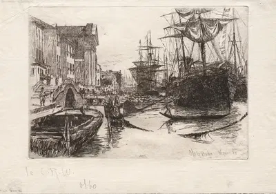 Вид на Венецию by Отто Генри Бахер, 1880 — digital art print download