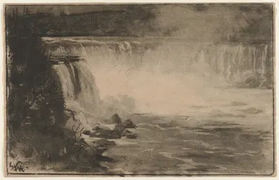 Niagara Falls by Уильям Моррис Хант, 1878 — digital art print download