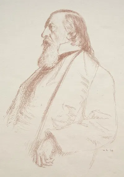 George Milner by Уильям Ротенштейн — digital art print download