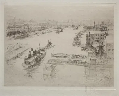 The Tyne by Уильям Уолкот — digital art print download