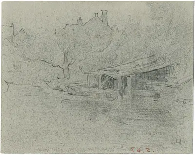 Bootshuis by Adolf le Comte — digital art print download