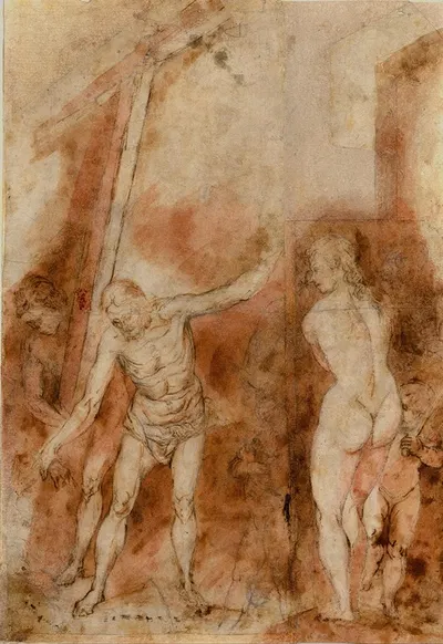 Cristo en el Limbo by Alonso Cano, 1652 — digital art print download