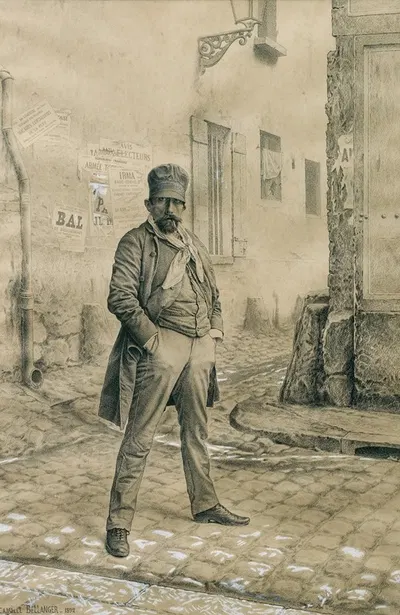 L'ouvrier parisien by Камиль Феликс Белланже, 1892 — digital art print download