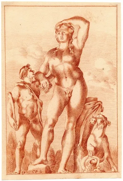 Beeld van Bacchus by Cornelis Pronk — digital art print download