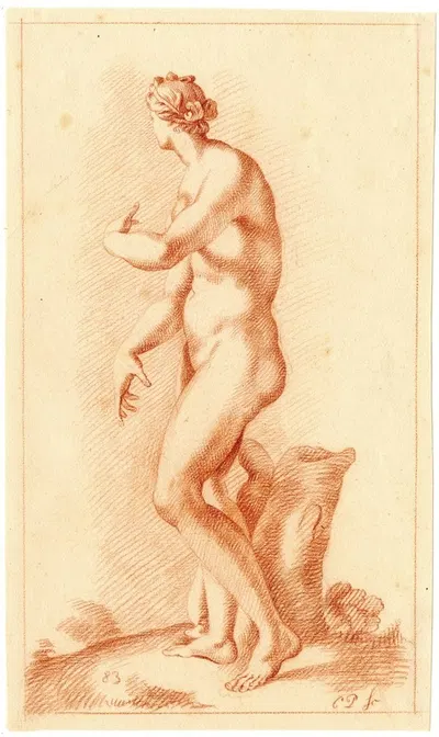 Beeld van de Venus Medicea by Корнелис Пронк — digital art print download