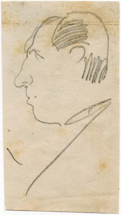 Head of a man by Floris Verster — digital art print download