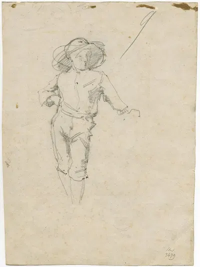 Standing boy by Floris Verster — digital art print download