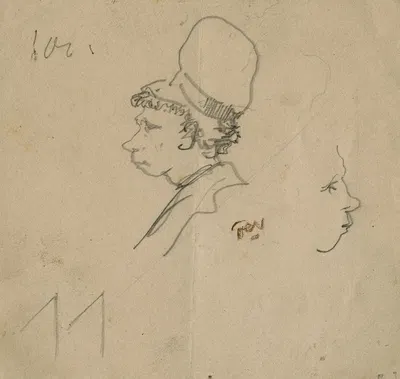 Two heads of boys by Floris Verster — digital art print download
