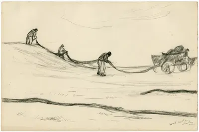 Het binnenhalen en opladen van de netten by Франс Смиссерт — digital art print download