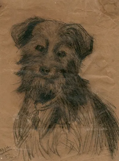 Portret van een hond by Франс Смиссерт — digital art print download