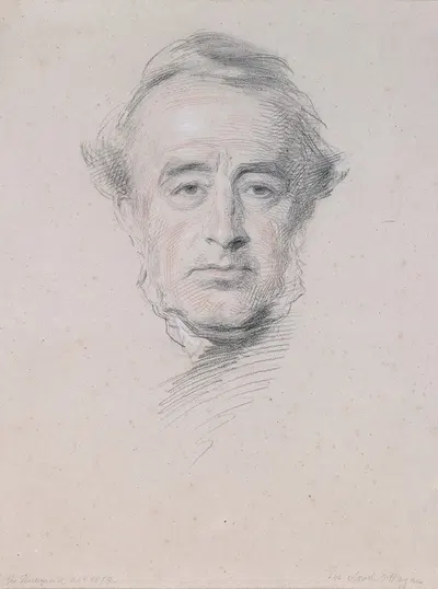 Thomas O'Hagan, 1st Baron O'Hagan (1812-1885), Lord Chancellor of Ireland by Джордж Ричмонд, 1812-1885 — digital art print…