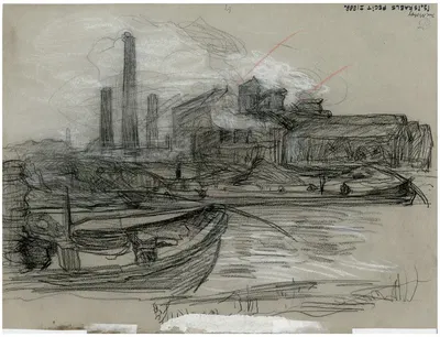 Fabriek by Исаак Исраэлс, 1888 — digital art print download