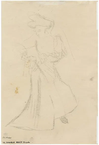 Vrouw bezig met kleding by Isaac Israëls, 1906 — digital art print download