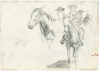 Vrouw te paard by Isaac Israëls — digital art print download