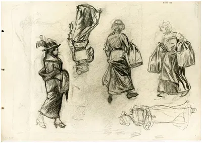 Staande vrouwen by Иоганнес Иосифус Аартс — digital art print download