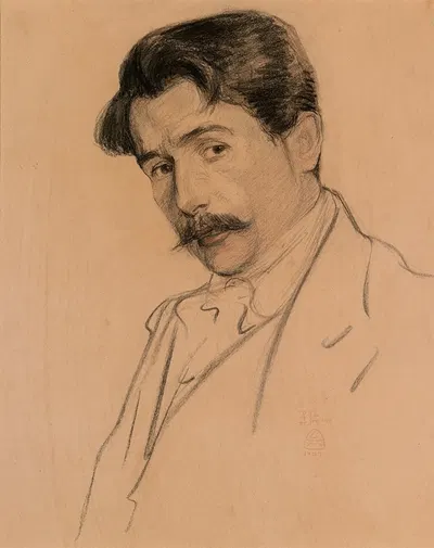 Stephen MacKenna (1871-1934), Scholar and Nationalist, in Paris by Leo Mielziner, 1871-1934 — digital art print download